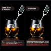 - 2 Reusable Metal Ice Cubes | Ice Balls for Beer/Cocktail/Vodka/Wine | Ball Drinks Shake Stones | Kitchen Utensils Gadgets for Cool Drinks Coffee Beer Vodka view 4