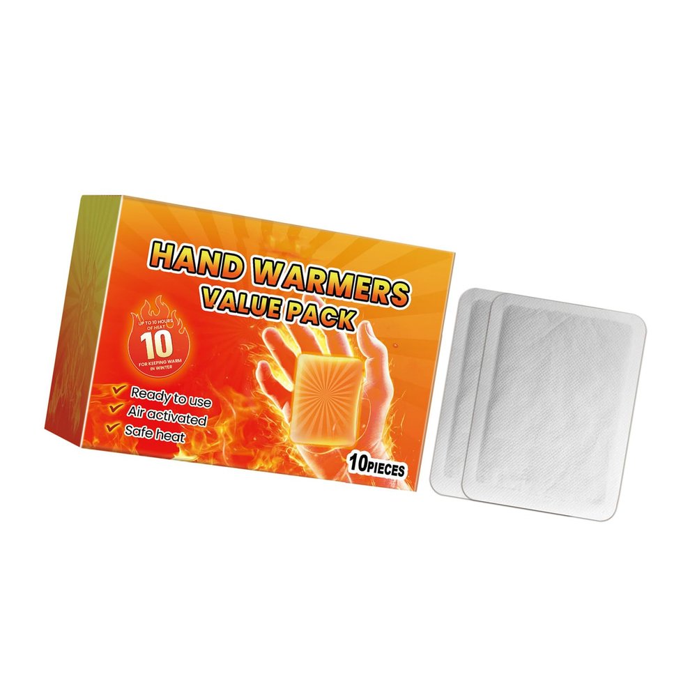 10Pcs Portable Babies Foot Warmers Heating Pad Body Warmers Stickers Feet Warm Pad Heat Pack Warm Body Patches Outdoor Activities Warmers