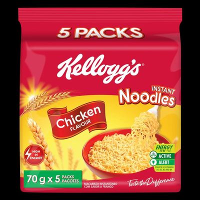 Kellogg's Chicken Flavour Instant Noodles 70 g (Pack of 5)