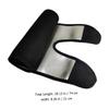 Abaodam Adjustable Black Neoprene Thigh Sleeve for Muscle Stabilization and Loose Weight Thigh Wrap, Fitness Slimming Sauna Band for Running and Swimming view 2