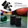 Abaodam Adjustable Black Neoprene Thigh Sleeve for Muscle Stabilization and Loose Weight Thigh Wrap, Fitness Slimming Sauna Band for Running and Swimming view 3