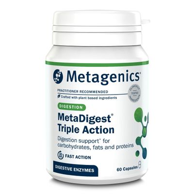 Metagencis MetaDigest Triple Action Digestion Support - 60 Capsules
