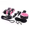 8-Piece Leather Pink Set, Indoor Fitness Gift For Couples, Double Training Elastic Band For Family Activities, Fun Lifestyle Tools And Accessories view 1