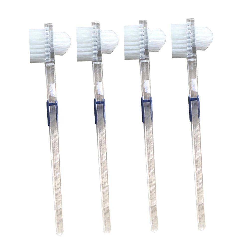 DEARMAMY Denture Brush Double-Sided Toothbrush False Teeth Cleaner Oral Care Tool for Denture Cleaning