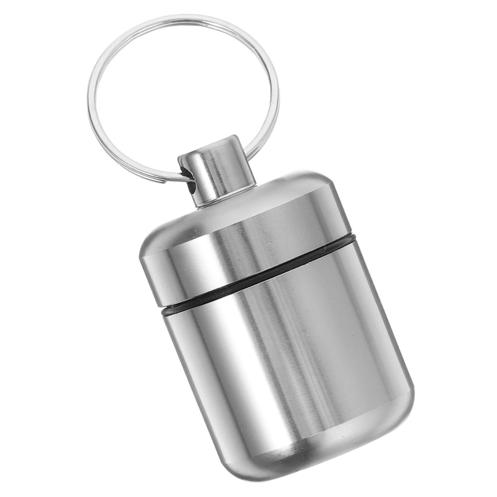 NUOBESTY Aluminum Alloy Earplug Case Keychain, Portable Waterproof Earplug Organizer Box for Travel, Small Metal Earbud Storage Container for Hearing Protection