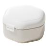 Vynetra Denture Bath Box Cup With Strainer Basket Storage Container For Retainers Mouth Guard Holder For Household Portable Retainer Holder view 1