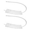 2Pcs Household Rolling Washing Machine Brush Long Handle Crevice Cleaning Tool for Bathroom Decontamination view 1