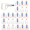 LIEWEI Boutique Shop UK 24 Cups Kit Acupoint Cupping Set Vacuum Cupping Sets Easy to Use Body Cupping Set Chinese Therapy Cupping Set Therapy Set view 1