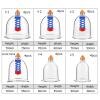 LIEWEI Boutique Shop UK 24 Cups Kit Acupoint Cupping Set Vacuum Cupping Sets Easy to Use Body Cupping Set Chinese Therapy Cupping Set Therapy Set view 2