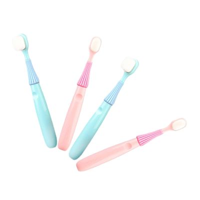 KOMBIUDA 4pcs Boys and Girls Boy Girl's Toothbrush Girl Manual Gentle Soft Bristles for Ages Toothbrush Early Teeth Cleaning