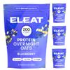 ELEAT | High Protein Overnight Oats | Blueberry & Vanilla | Low Sugar Breakfast | High Fibre Porridge | Gluten Free & Vegan | 4 x 400g
