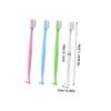 CTIRCHIU 4pcs Double-Headed Ergonomic Tapered Toothbrushes for Interdental Cleaning with Pp Material, Manual Brushing Tooth Brushes Suitable for Travel and Home Use view 2