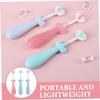 SOIMISS 3pcs Boy Girl Toothbrush Cute Soft Bristles Boys and Girls Toothbrush for Non-Slip Handle for Oral Care view 2