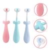 SOIMISS 3pcs Boy Girl Toothbrush Cute Soft Bristles Boys and Girls Toothbrush for Non-Slip Handle for Oral Care view 4