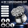 9D Head Shavers for Bald Men, Upgrade 6-in-1 Electric Bald Head Shavers for Men with Nose Hair Trimmer, LED Display, Wet/Dry Shave Mens Grooming Kit view 2