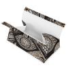 Western Pacific Traditional Tissue Box Cover Easy Access, Stylish PU Leather Tissue Box Holder for Home, Office, Car, Desk Tabletop Decor view 2