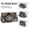 Western Pacific Traditional Tissue Box Cover Easy Access, Stylish PU Leather Tissue Box Holder for Home, Office, Car, Desk Tabletop Decor view 4