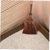 CALLARON 2 Sets Desktop Cleaning Broom Dustpan Kits for Home Use Pet Cage Cleaning Brush Broom and Stainless Shovel for Small Dustpan and Brush view 2