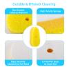 8 Packs Dish Wand Sponge Refills Compatible with Scrub Daddy - Replacement Heads, Dish Scrubber Brush for Cleaning Stuck-on Food, Sponge Replacement Heads for Kitchen Cleaning, (Only Refills) view 3