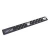 Black Fashion Rivet Leather Necklace Lead Chain Necklace Detachable Adjustable Elegant Cosplay Collar With Chain Party Accessories Gift view 3