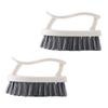 Veemoon 2pc Plastic Brush for Shoes Cleaning and Multipurpose Cleaning Bristles Scrubbing for Bathroom Kitchen and Home Use view 1