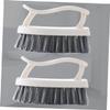 Veemoon 2pc Plastic Brush for Shoes Cleaning and Multipurpose Cleaning Bristles Scrubbing for Bathroom Kitchen and Home Use view 4
