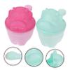 Homoyoyo 2Pcs Baby Bath Cup Shampoo Rinse Cup Portable Break-Resistant PP TPE Creative Shower Supply for Newborn view 4