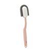 Vaguelly High-temperature Resistant Dish Cleaning Brush Long Handle Plastic Bristle Brush for Shoes view 1