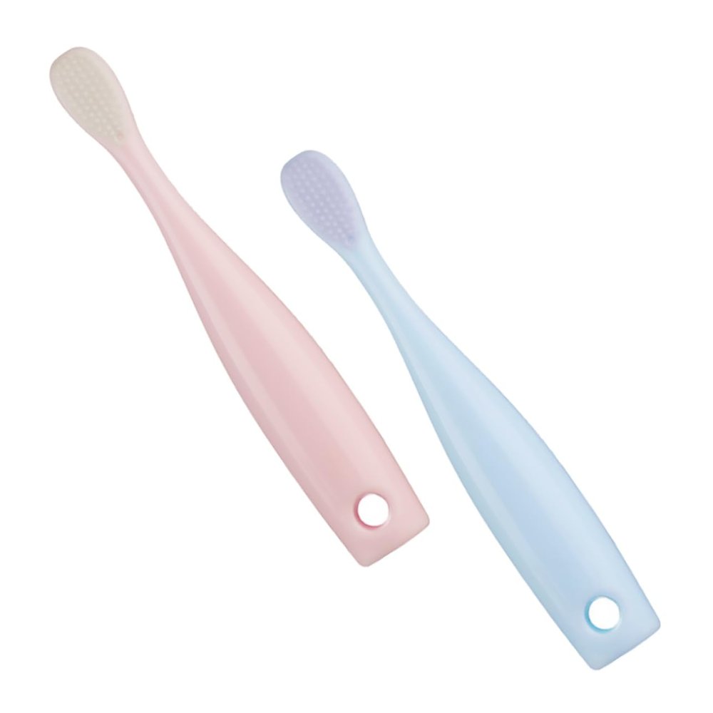 Veemoon 2pcs Boy Girl Toothbrush Soft Bristles for Dental Care Boys and Girls Toothbrush Tongue Cleaner for Years