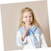 BATHVEVE 3pcs Rotatable Boys and Girls Toothbrush Manual Supple Oral Cleaning Tool for Years Old Boy Girl Toothbrush for Random Color view 2