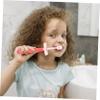 BATHVEVE 3pcs Rotatable Boys and Girls Toothbrush Manual Supple Oral Cleaning Tool for Years Old Boy Girl Toothbrush for Random Color view 3