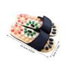 Black Acupressure Massage Slippers Size 37-38 for Women view 2