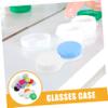 Gatuida 12pcs Portable Contact Lens Case Assorted Colours, Plastic Dual Compartments Protect Eye Lenses from Damage, Suitable for Work and Class Use view 4