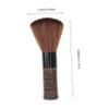 CTIRCHIU Broken Hair Brush Soft Bristles Beard Brush for Men Portable Mustache Grooming for Barber Shop view 2