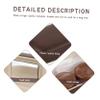BESTYASH Brown Leak-Proof Contact Lens Box with Leather Lining and Plastic Material Lightweight and Easy to Carry Portable Lens Holder with Clip and Small Mirror view 3