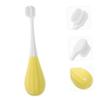 CTIRCHIU Manual Children Toothbrush for Toddlers with Soft Pbt Bristles and Ergonomic Pp Handle, Practical Yellow Kids Toothbrush for Daily Dental Care view 4