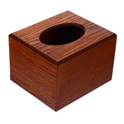 ULTECHNOVO Wooden Tissue Box Holder for Living Office Delicate Tissue Box Extraction Paper Case Storage for Home Decor
