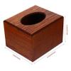 ULTECHNOVO Wooden Tissue Box Holder for Living Office Delicate Tissue Box Extraction Paper Case Storage for Home Decor view 2