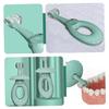 TOPPERFUN Silicone Children Toothbrush for Baby and Infant with Safe Chewing Function and Sore Relief, Blue Mushroom-Shaped Manual Kids Cleaning Toothbrush for Effective Oral Care view 4