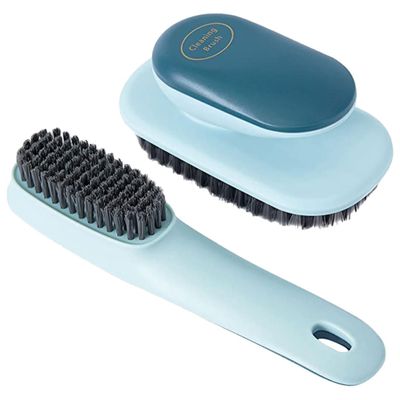 KAILIKETIY Srub Cleaning Brush and Shoes Cleaning Brush 2Pcs Comfortable Grip Soft Bristles for Effective Stain Removal Multipurpose for Laundry and Home Use