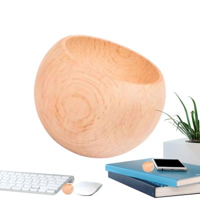 Wood Oil Diffuser Wooden Egg-Shaped Oil Aromatherapy Diffuser