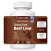 Bovine Beef Liver Capsules 3100mg Supplement Nutrient Grass-Fed Non GMO 120 Capsules view 1