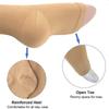 Barley Direct 3 Pairs Compression Socks Toeless Medical Zip Sock15-20mmHg Leg Support Woman Man Open Toe Knee(Beige,L-XL) view 2