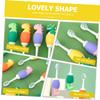 TOPPERFUN Kids Toothbrush Soft Silicone and Pp Material with Dinosaur Design for Boys and Girls, Prevent Teeth Recession and Clean Baby Oral Environment, Birthday Or Baby Shower Random Random Color view 3