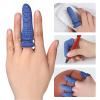 TENYELE 10 Pieces Finger Sleeve Cots Protector For Tips Reusable Thumb Guards Cut Resistant For Kitchen And Sculpture Work Breathable Finger Sleeves view 3