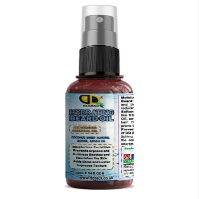 Hydrating Beard Oil for Men With Cedarwood Aroma | Soothes Dryness & Itch | Softens Beard,Promotes Healthy Growth, Adds Shine & Softness, Supports Growth, Non-Greasy Formula (10ml Spray)