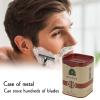 1 Pack Razor Blade Disposal Container for Safety Razor Blade, Detachable Safe Blade Bank for Used Leaf Razor, Large Capacity Razor Iron Disposal Case (Red B) view 3