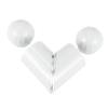 CALLARON Heart Shaped Case Storage Box White Eye Lenses Holder for Home and Travel Compact Container for Organizing Contact Lenses view 1