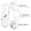 CALLARON Heart Shaped Case Storage Box White Eye Lenses Holder for Home and Travel Compact Container for Organizing Contact Lenses view 3