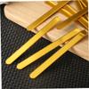 HOMSFOU 30pcs Acrylic Mirror Ice Cream Sticks DIY Crafting Supplies for Cake Ice Cream Lolly Making view 4